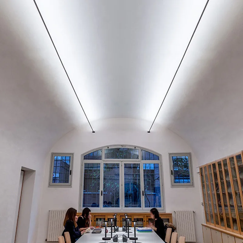 Lighting Decoration On Wall - 現代のブラックホワイトリニアウォールランプスカイライン燭台 LED バーストリップリビングルームの背景装飾ライト浴室器具