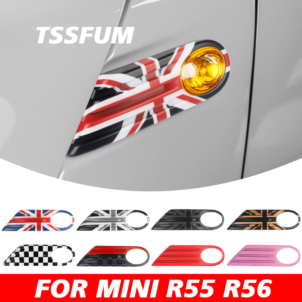 Union Lighting & Decor Hours - ユニオンジャック車外装サイドフェンダーカバー信号灯装飾ケースステッカーミニクーパー S JCW R55 R56 クラブマンアクセサリー