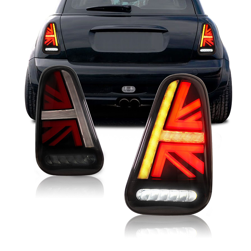 Union Lighting & Decor Hours - ユニオンジャックスタイルLEDテールライト2個セット新品、ブレーキ・リバース・ターンシグナル付き、BMWミニクーパーR50 R52 R53 2001-2007年式対応