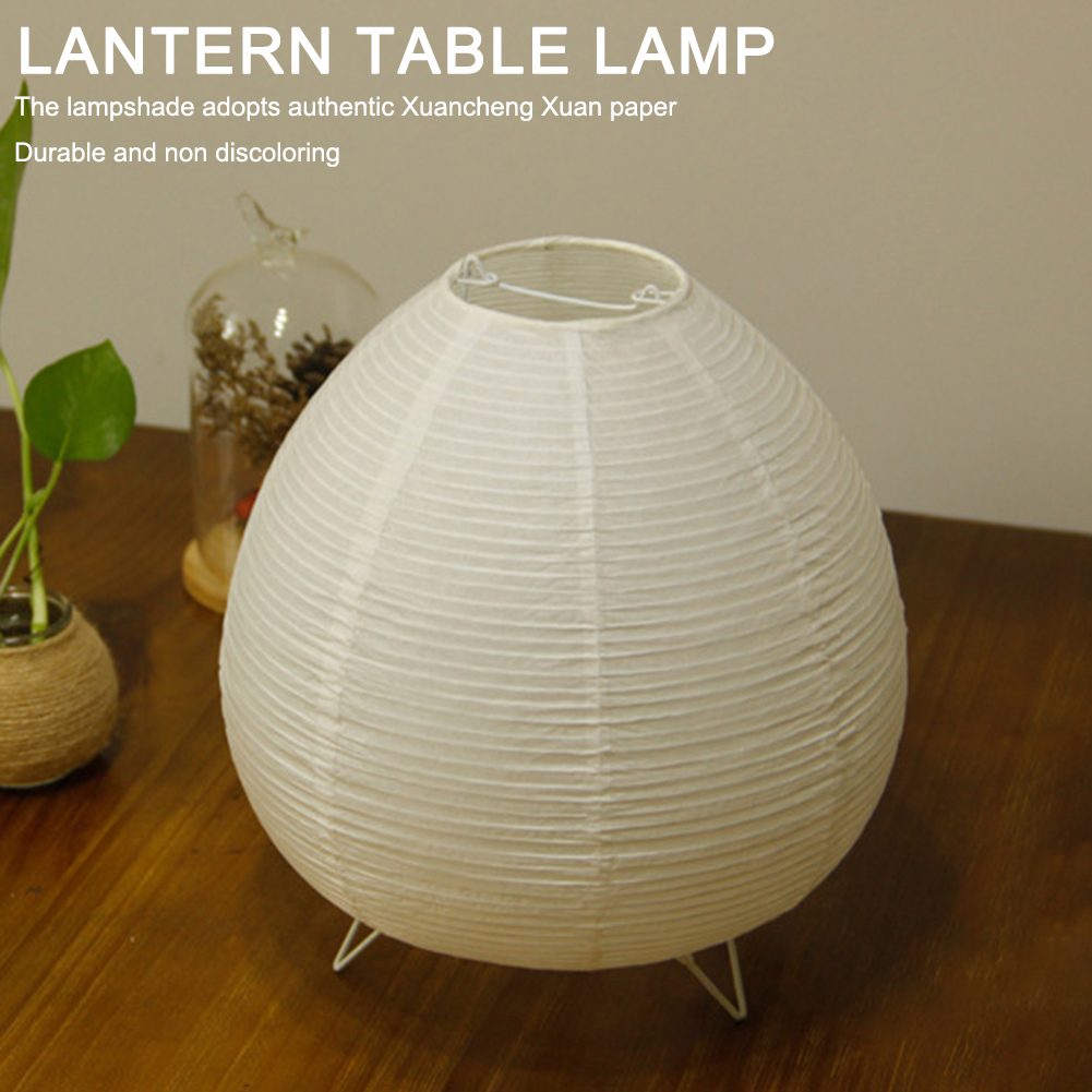 Decor Lighting Floor Lamps - ベッドサイドスタディテーブルランプ和紙クリエイティブ三脚フロアランプ手作りデスクトップ装飾ランタンライトリビングルーム寝室用