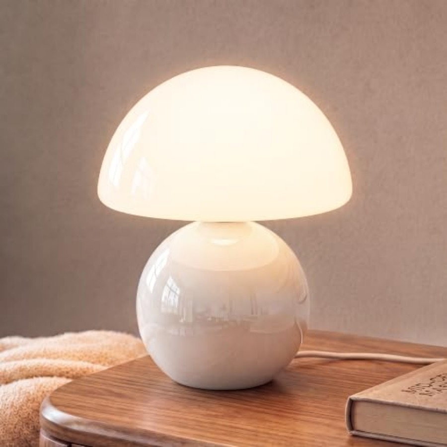 Mushroom Table Lamp - マッシュルームランプ テーブルランプ 寝室用、デスク ベッドサイド 小型ランプ リビングルーム