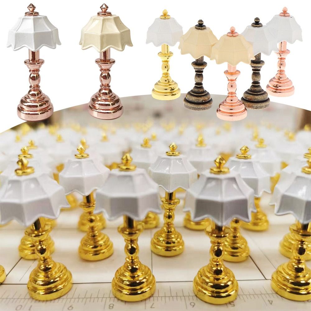 Decor Lighting Floor Lamps - アクセサリー 1:12 ドールハウス ハウスデコレーション ミニチュアフロアランプ レトロランプ