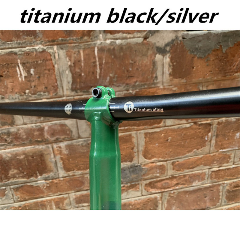 Union Lighting & Decor Hours - ブロンプトン自転車用チタンハンドルバーsタイプ,25.4x560mm,超軽量,ブラック,シルバー