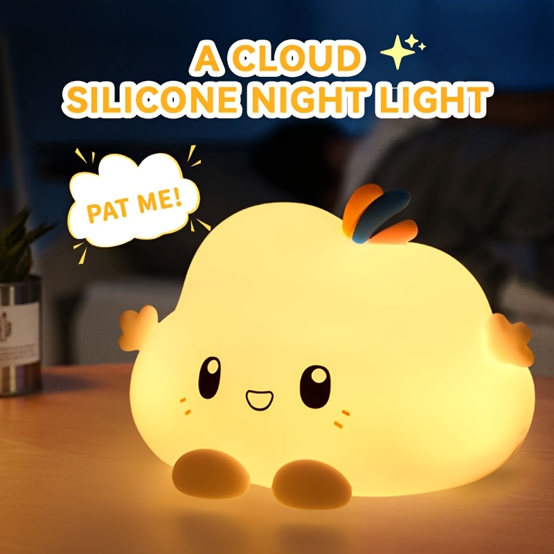 Home Lighting And Decor - クラウドナイトライト、タッチコントロール調光、充電とタイマー機能、家の装飾に、ギフトに最適