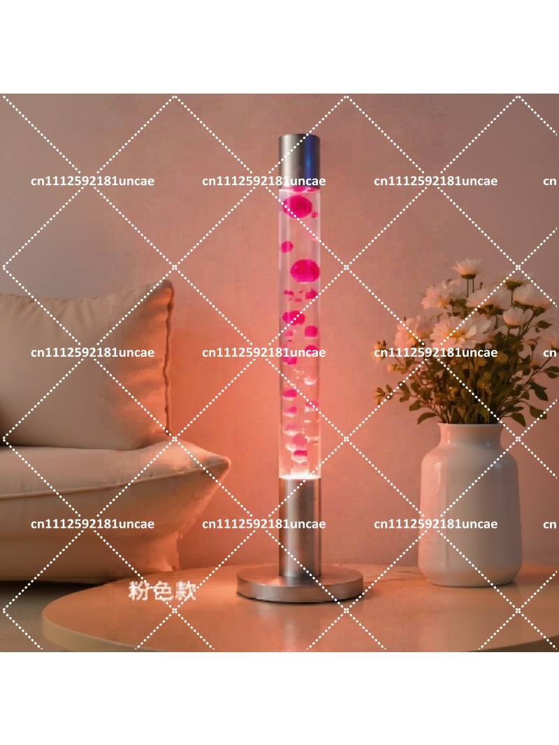 125cmフロアクラゲ型溶岩ランプ、装飾ワックスムードライト - Decor Lighting Floor Lamps のレビューと価格