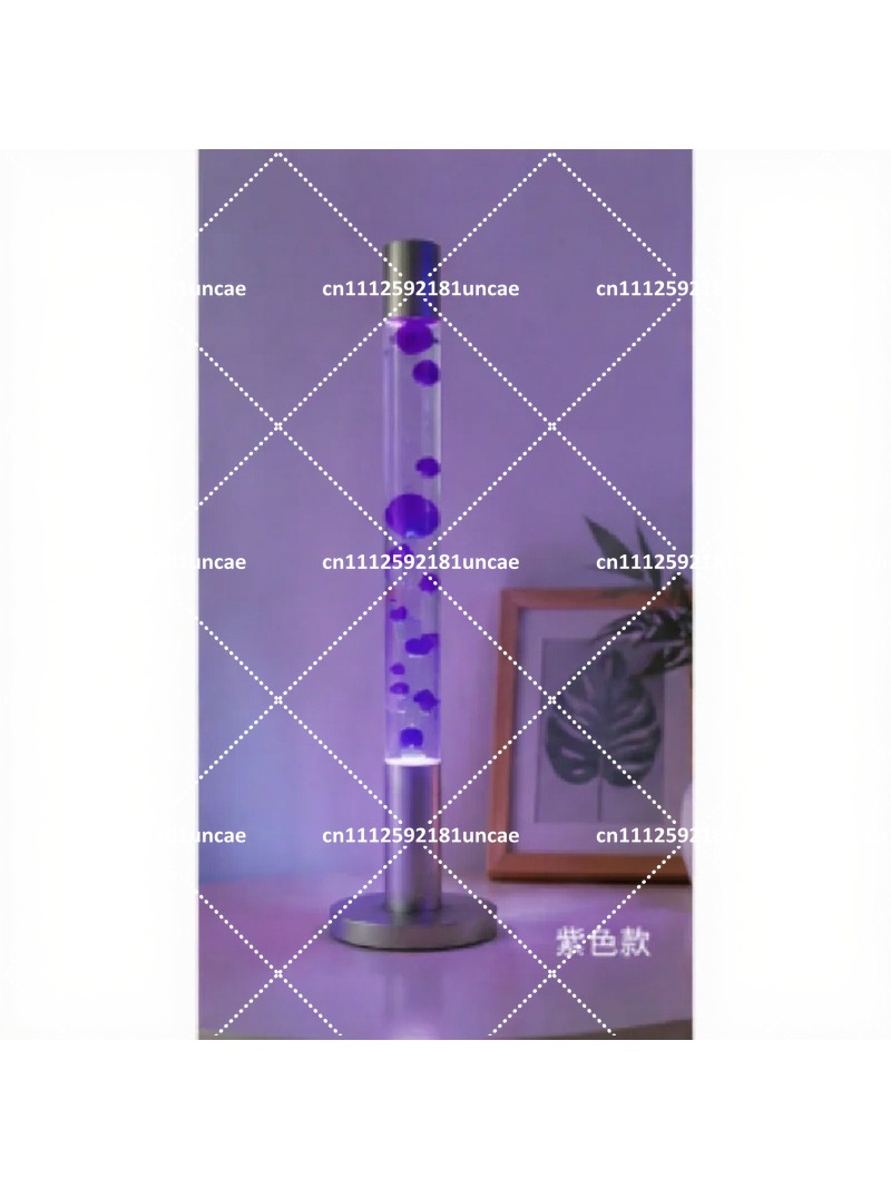 125cmフロアクラゲ型溶岩ランプ、装飾ワックスムードライト - Decor Lighting Floor Lamps のレビューと価格