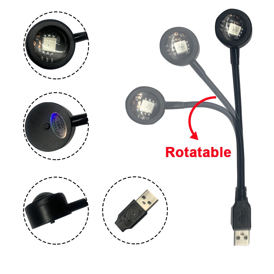 カラフルなグラデーションUSBサンセットランプホーム背景装飾 - Lighting Gallery のレビューと価格