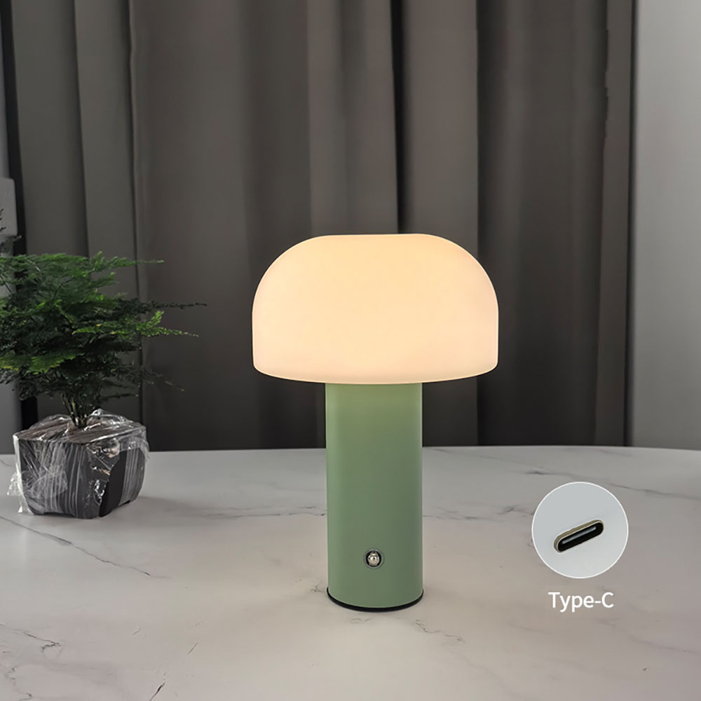 キノコ調光LEDデスクランプ,充電テーブルランプ,バー,レス - Mushroom Table Lamp のレビューと価格