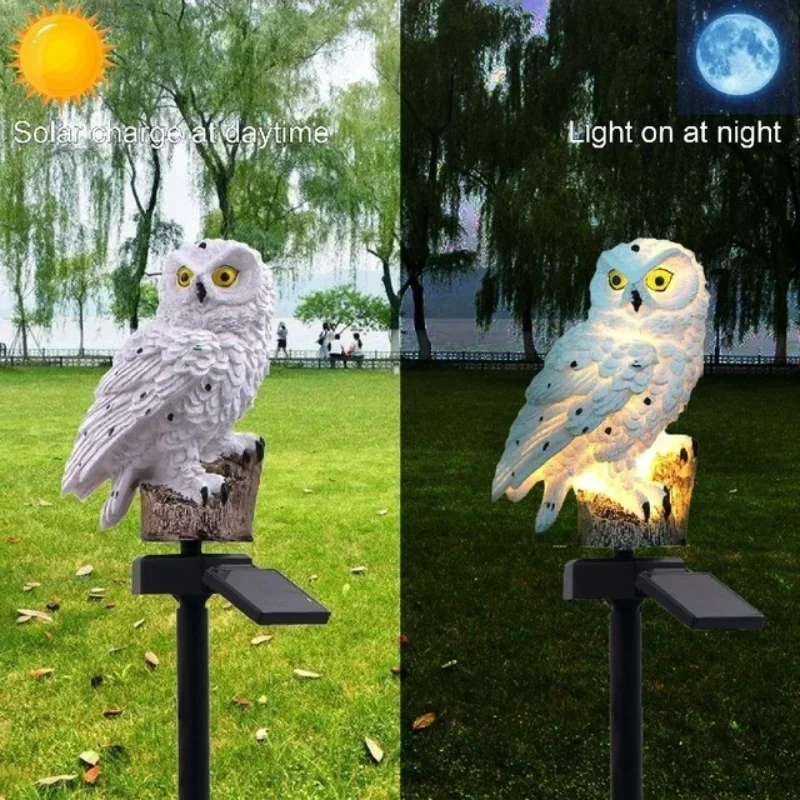 フクロウの太陽光発電の芝生のフロアランプ,防水,景観照明,庭 - Decor Lighting Floor Lamps のレビューと価格