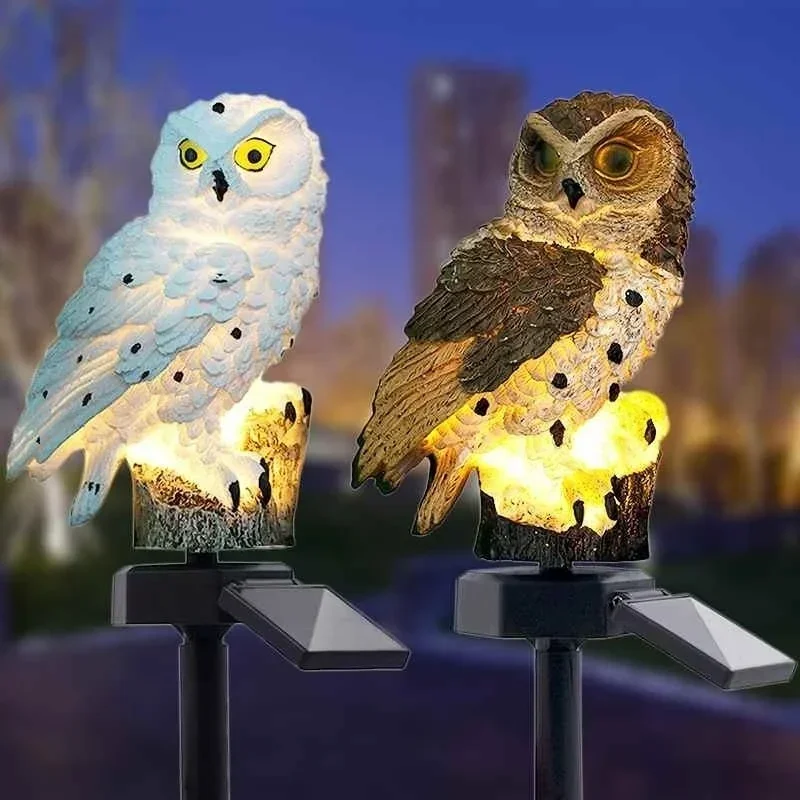 フクロウの太陽光発電の芝生のフロアランプ,防水,景観照明,庭 - Decor Lighting Floor Lamps のレビューと価格