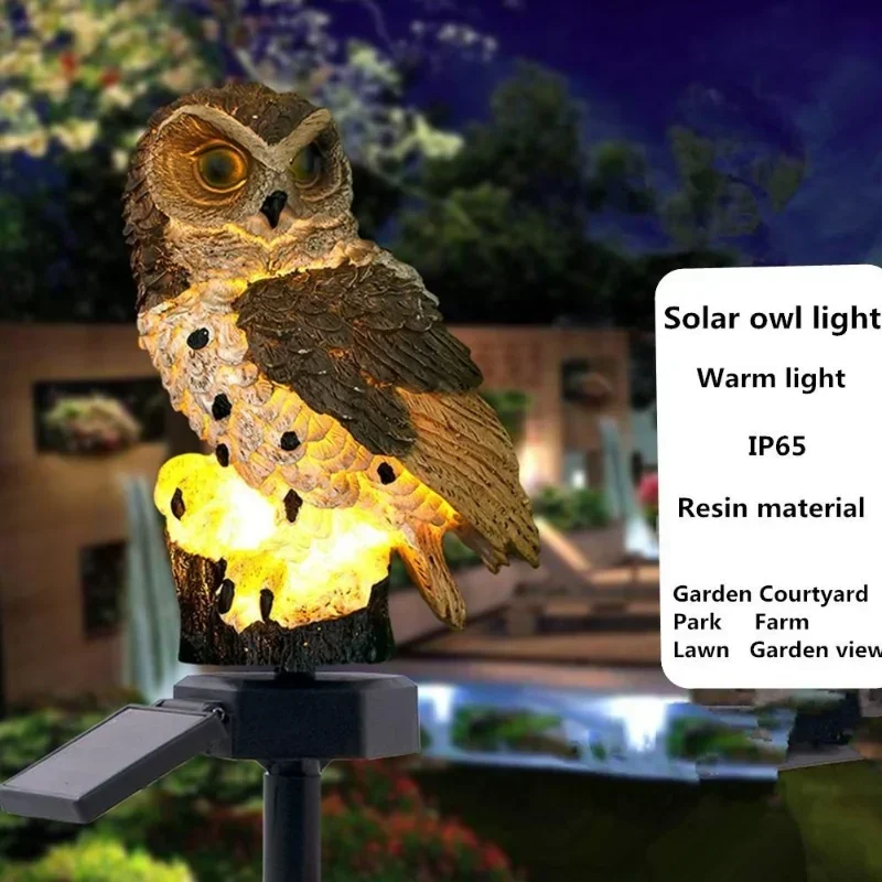 フクロウの太陽光発電の芝生のフロアランプ,防水,景観照明,庭 - Decor Lighting Floor Lamps のレビューと価格