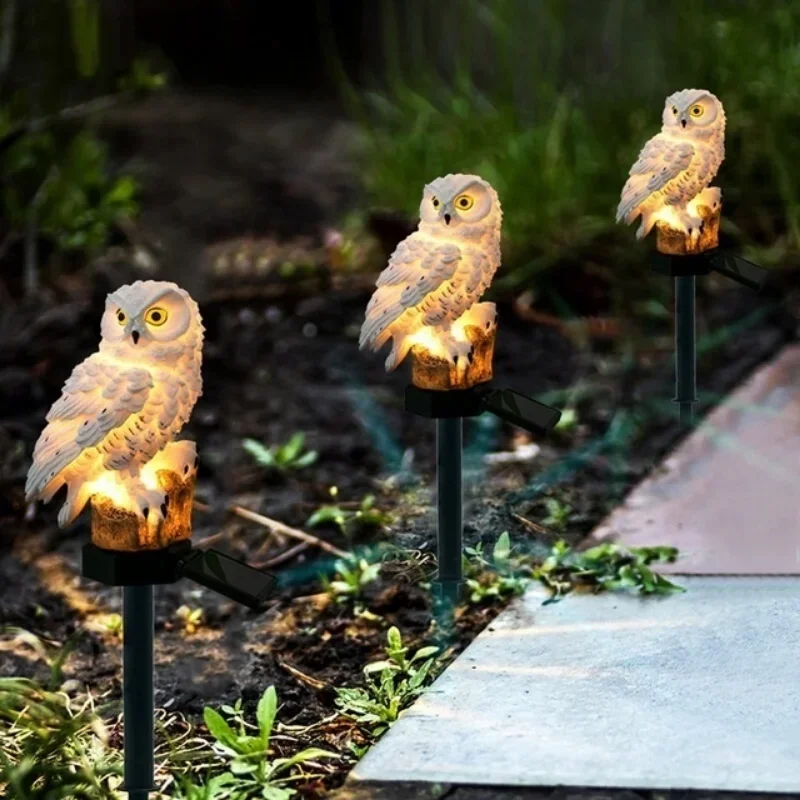 フクロウの太陽光発電の芝生のフロアランプ,防水,景観照明,庭 - Decor Lighting Floor Lamps のレビューと価格