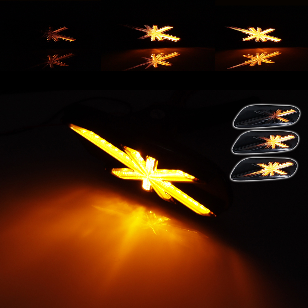 2 個スモークレンズユニオンジャックアンバー LED フェン - Union Lighting & Decor Hours のレビューと価格