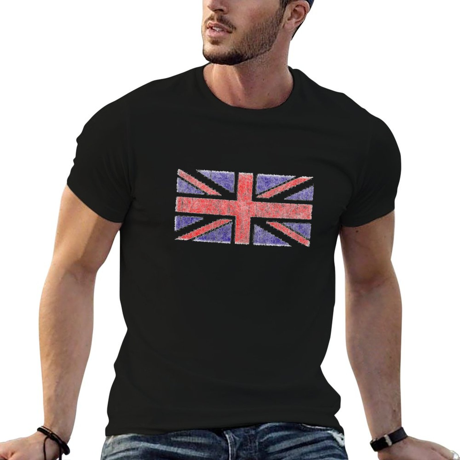 ヴィンテージ英国ユニオンジャック旗Tシャツライトアスレチック - Union Lighting & Decor Hours のレビューと価格