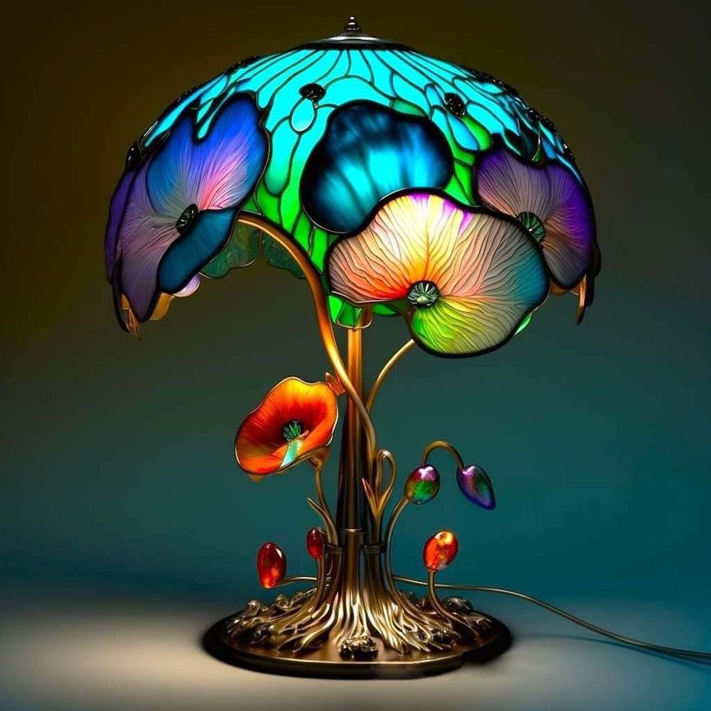 ユニークな美的デザインのテーブルランプ樹脂製の心地よい光のマ - Mushroom Table Lamp のレビューと価格