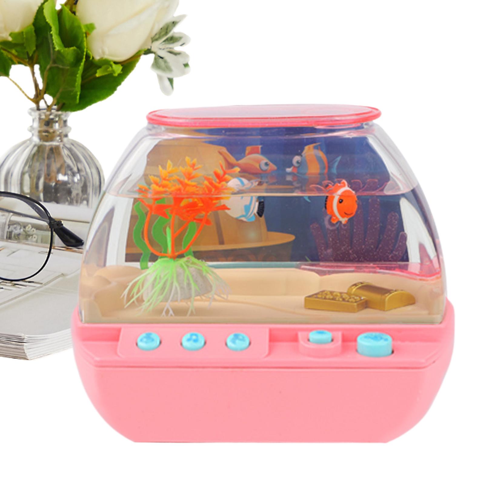 おもちゃの水槽 ホームデコレーション 音楽と光付き 模擬水槽 - Home Lighting And Decor のレビューと価格