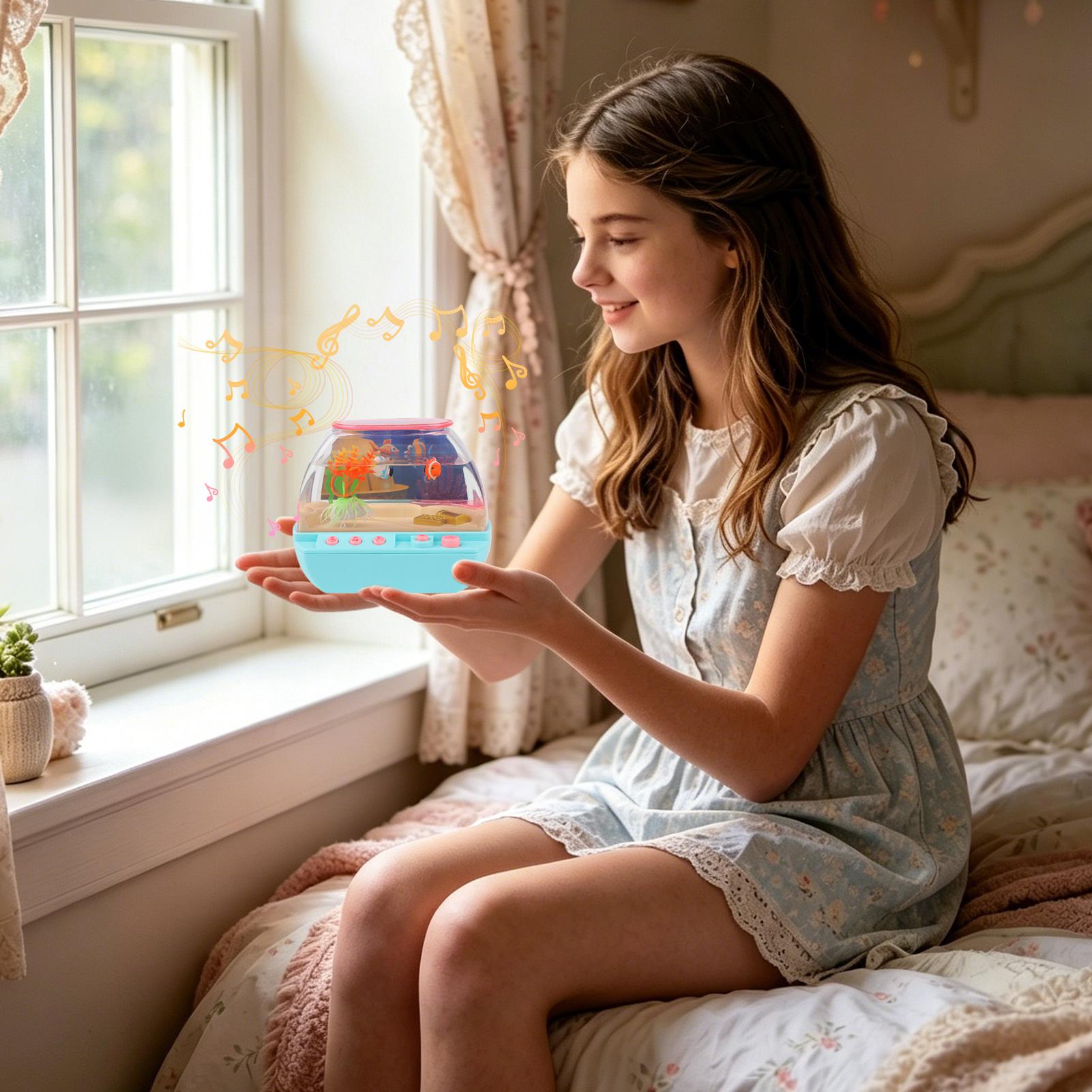 おもちゃの水槽 ホームデコレーション 音楽と光付き 模擬水槽 - Home Lighting And Decor のレビューと価格
