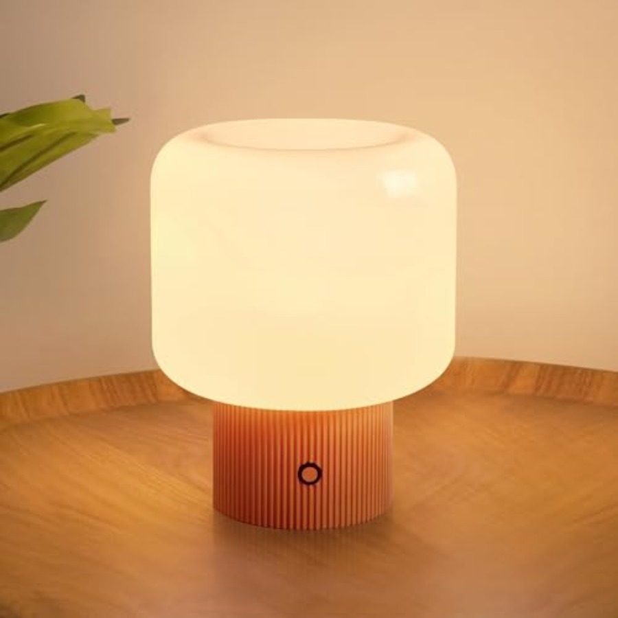 ハローマッシュルームランプ、5Wキュートなコードレス充電式テ - Mushroom Table Lamp のレビューと価格