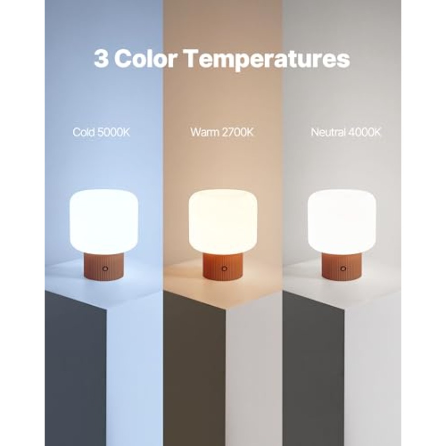 ハローマッシュルームランプ、5Wキュートなコードレス充電式テ - Mushroom Table Lamp のレビューと価格