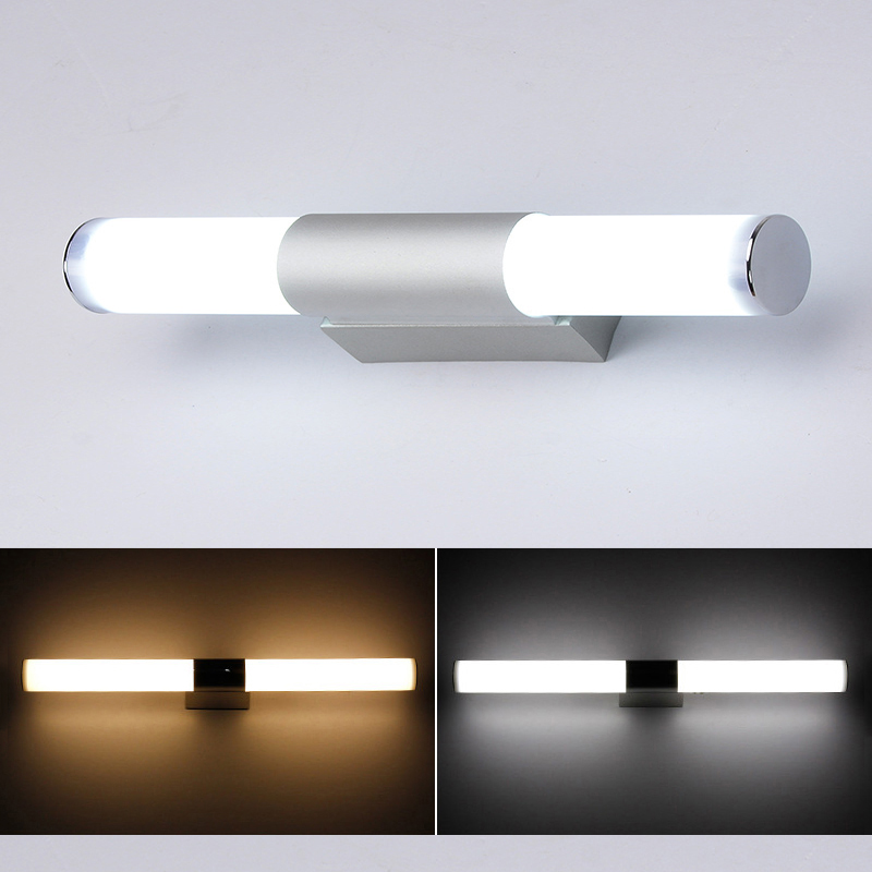 LEDバスルームウォールランプ,明るさ,光沢のある,鏡,シン - Lighting Decoration On Wall のレビューと価格