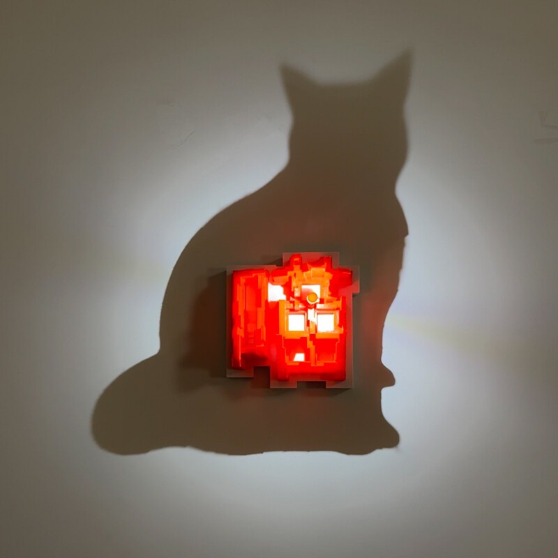 ドロップシッピング 3Dライトシャドウナイトライト アンビエ - Lighting Decoration On Wall のレビューと価格