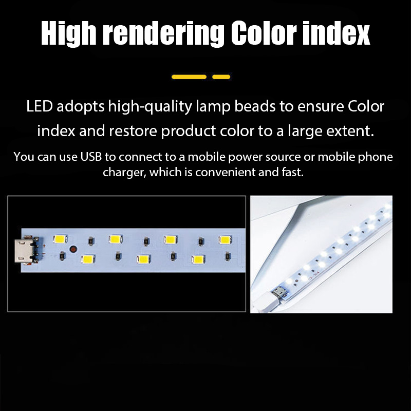 20cmポータブルフォトボックス写真撮影用折りたたみ式LED - Lighting Gallery のレビューと価格