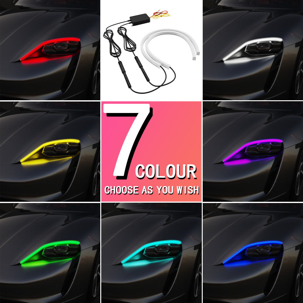 2個セット 30/45/60cm DRL 車用LEDデイタイ - Lighting Bolt Decor のレビューと価格