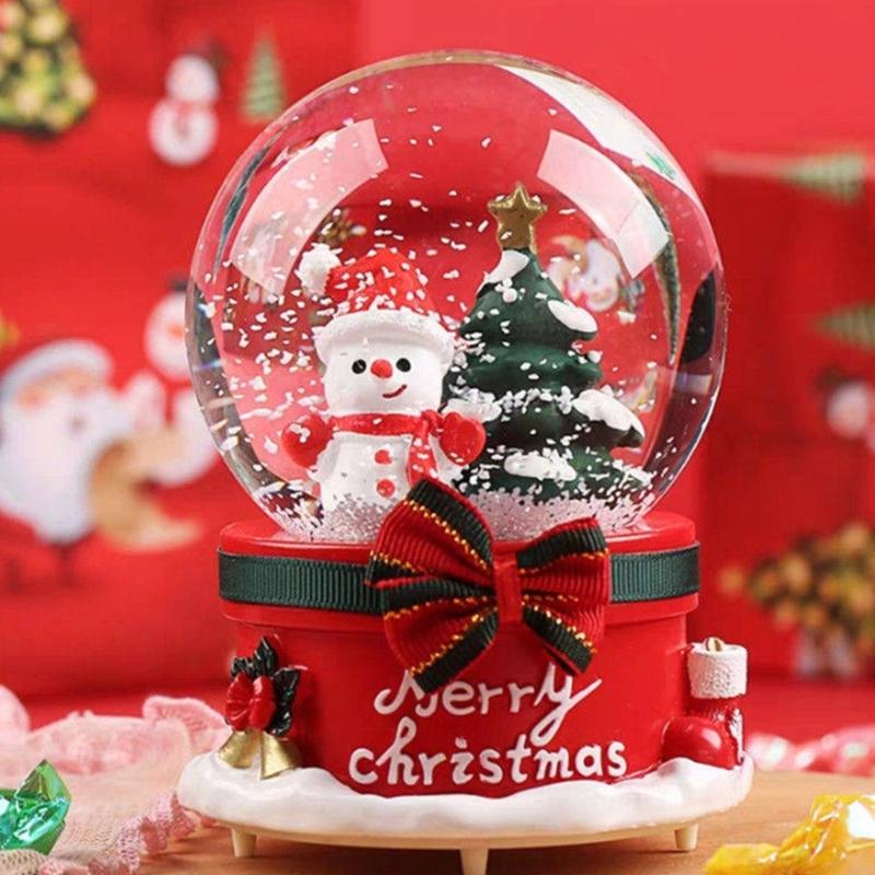 雪だるまのクリスタルボールホリデーデコレーションLEDライト - Decor Timeless Lighting のレビューと価格