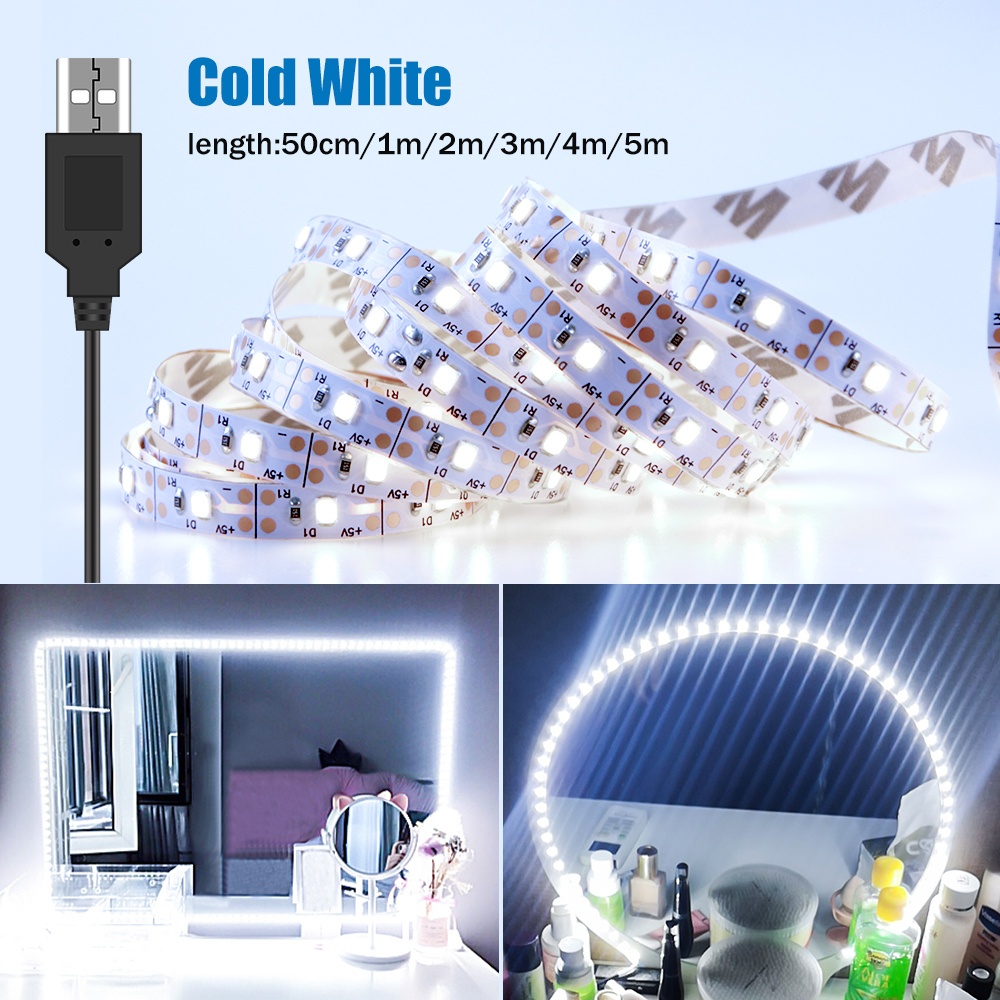 DC5V LED 化粧鏡ライトストリップ USB ドレッシン - Lighting Bolt Decor のレビューと価格