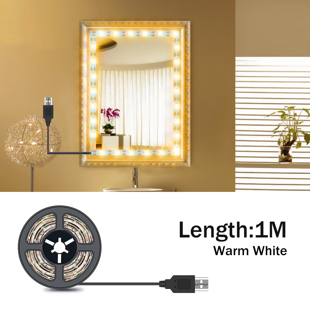 DC5V LED 化粧鏡ライトストリップ USB ドレッシン - Lighting Bolt Decor のレビューと価格