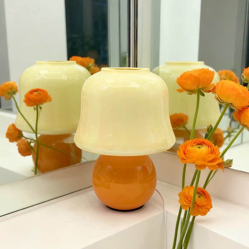 モダンミニマリストマッシュルームデスクランプ、ホームアートア - Mushroom Table Lamp のレビューと価格