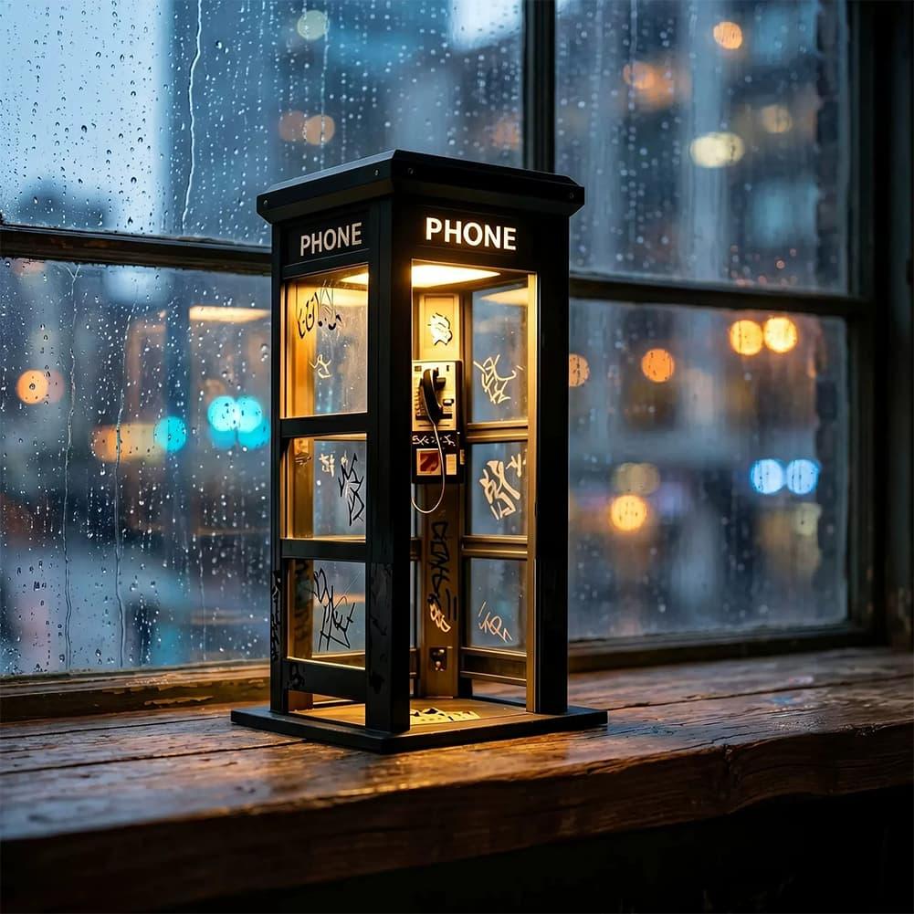 ヴィンテージロンドン電話ボックステーブルランプ レトロ電話ボ - Home Lighting And Decor のレビューと価格