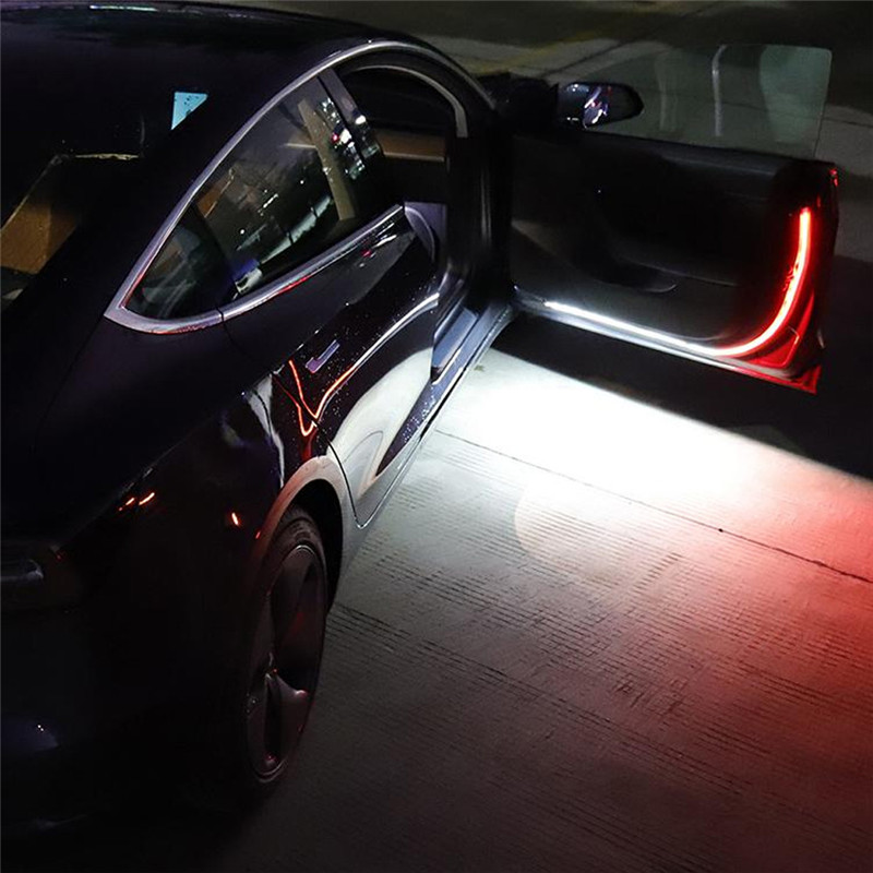 LEDカー ドア開閉警告灯ストリップ 2個 120cm 12 - Lighting Bolt Decor のレビューと価格