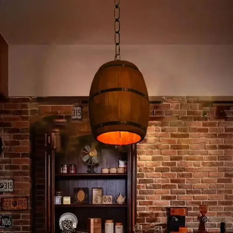 素朴なランプヴィンテージシャンデリア木製ペンダントライトワイ - Home Lighting And Decor のレビューと価格