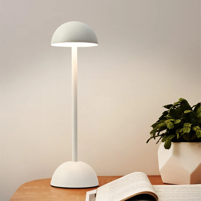 北欧のキノコ型LEDテーブルランプ,タッチUSB,充電式,固 - Mushroom Table Lamp のレビューと価格