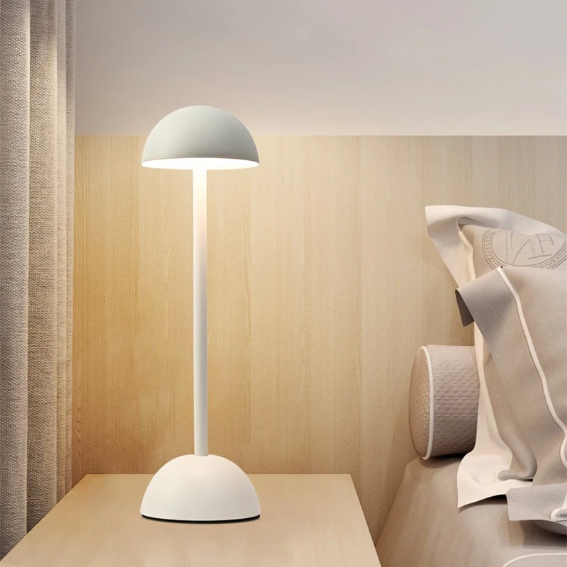 北欧のキノコ型LEDテーブルランプ,タッチUSB,充電式,固 - Mushroom Table Lamp のレビューと価格