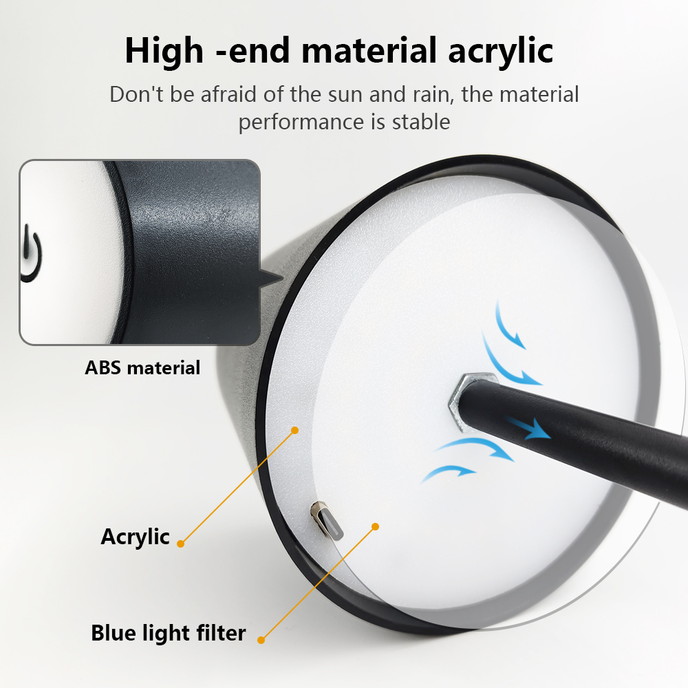 LED充電式デスクライトワイヤレステーブルランプ無段階調光タ - Room Decor Lighting Lamp のレビューと価格